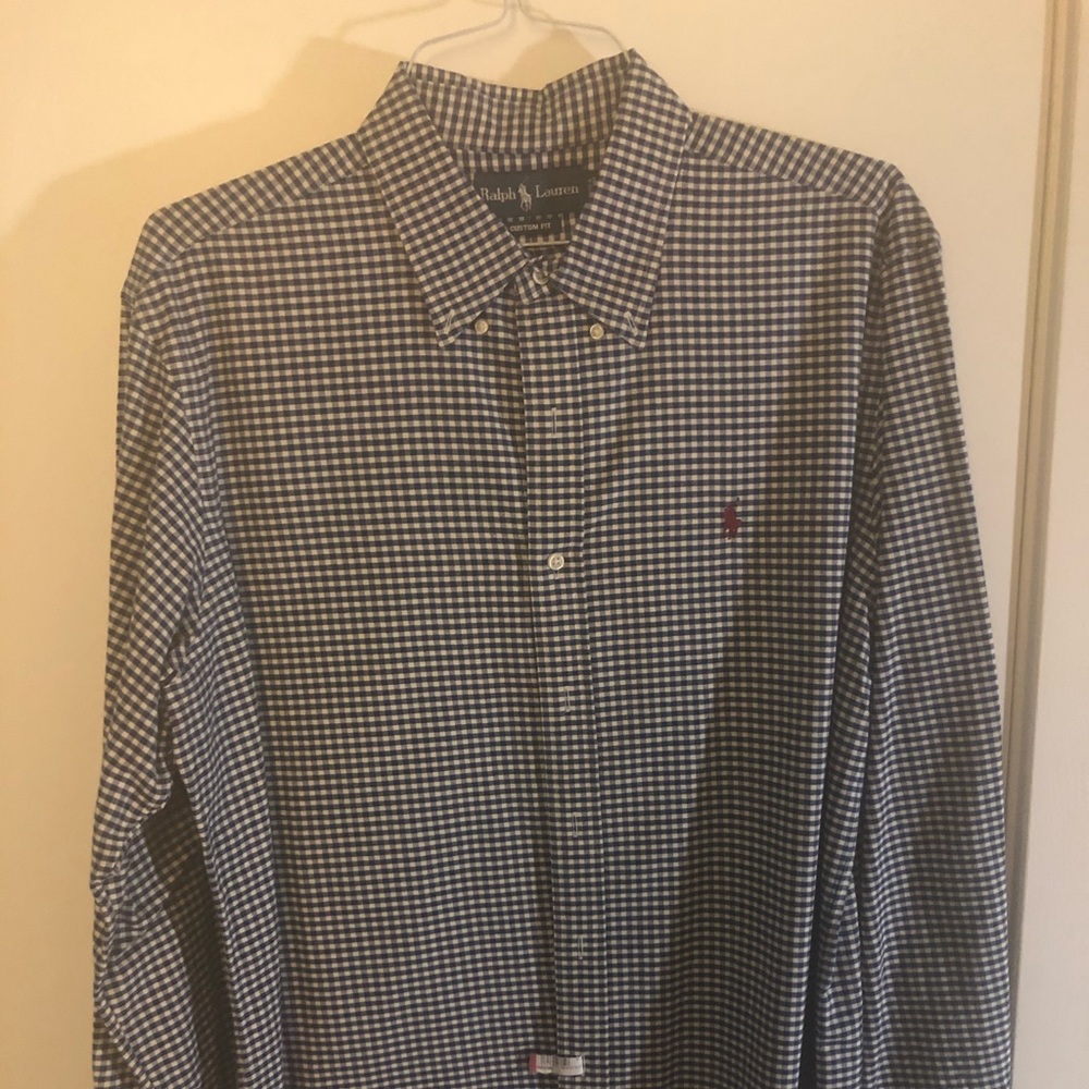 Polo Button Down Dress Shirt - Gingham